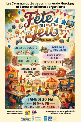 EVENENEMENT - FETE DU JEU à Anzy le Duc