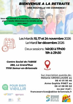 Ateliers "Bienvenue à la retraite"