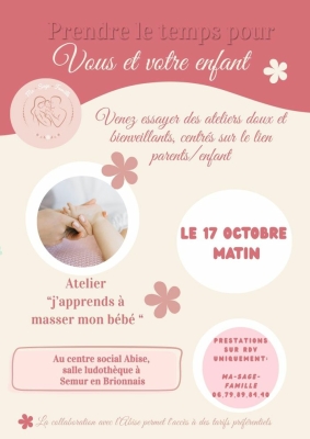 J'apprend à masser mon bébé