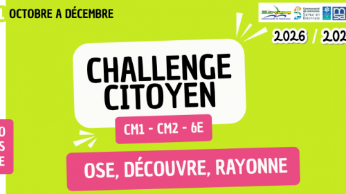 Challenge citoyen, une année pour découvrir, agir et s’engager !